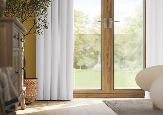 Atina (Blackout), Bright White - Made to Measure Curtains - Image 5